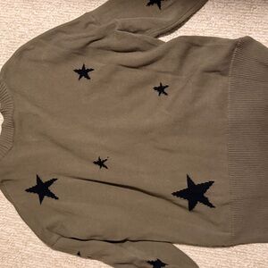 Pistola Khaki Star Pattern Sweater